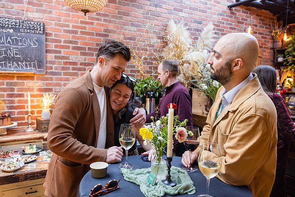 Five Vines Wine Bar - Engagement Party Photos-211