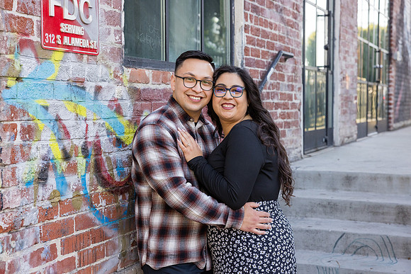 Engagement Photos Little Tokyo Los Angeles CA-20