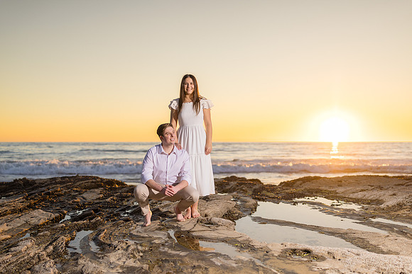 Engagement Photographer Newport Beach Ca - Engagement Photos Crystal Cove Newport Beach-113