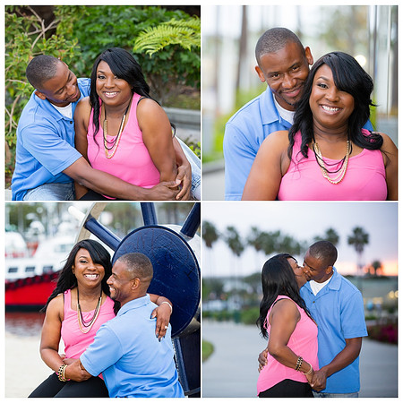 Shoreline Village Engagement Session Long Beach, Ca-1