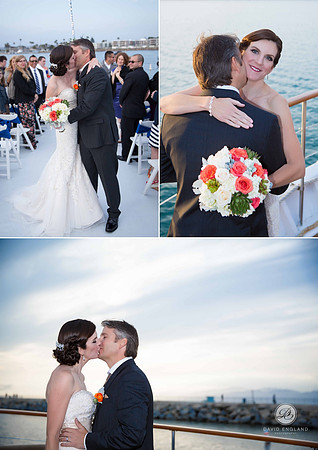 Sunset wedding Marina Del Rey