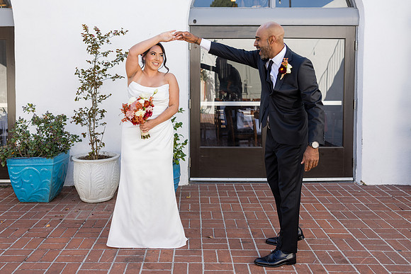 Wedding Photos Mission Square Italian Restaurant - Wedding Photos Penn Park Whittier-081