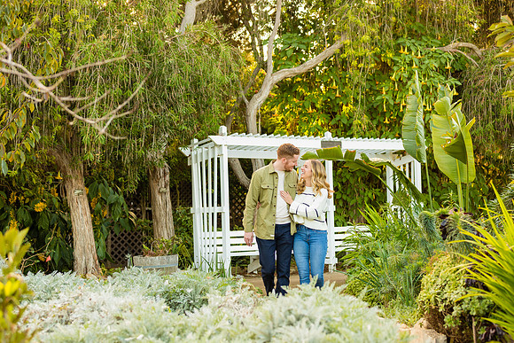 Engagement Photos South Coast Botanical Gardens-91