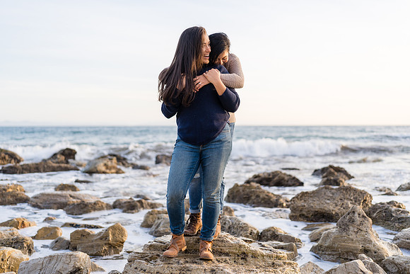 Engagement Photos Abalone Cove Reserve - David England Photography-233