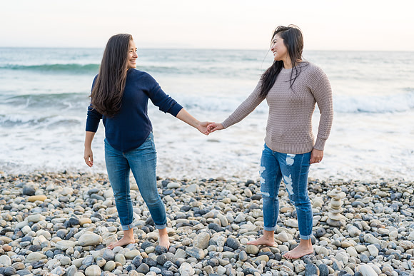 Engagement Photos Abalone Cove Reserve - David England Photography-280