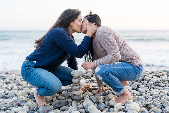 Engagement Photos Abalone Cove Reserve - David England Photography-275