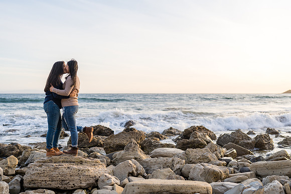 Engagement Photos Abalone Cove Reserve - David England Photography-221