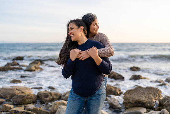 Engagement Photos Abalone Cove Reserve - David England Photography-224