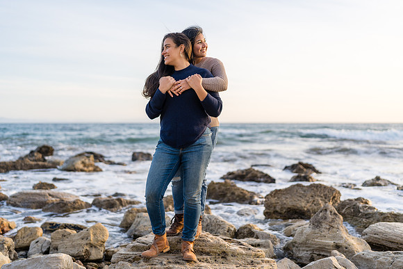 Engagement Photos Abalone Cove Reserve - David England Photography-229