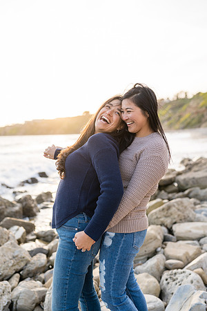 Engagement Photos Abalone Cove Reserve - David England Photography-199
