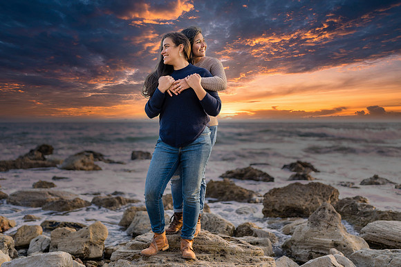 Engagement Photos Abalone Cove Reserve - David England Photography-227