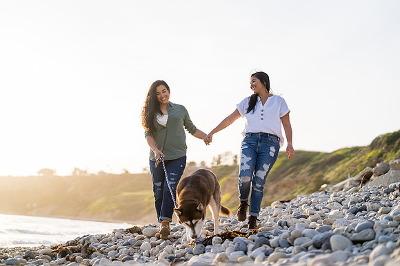 Engagement Photos Abalone Cove Reserve - David England Photography-148