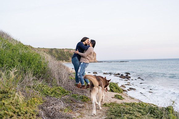 Engagement Photos Abalone Cove Reserve - David England Photography-290