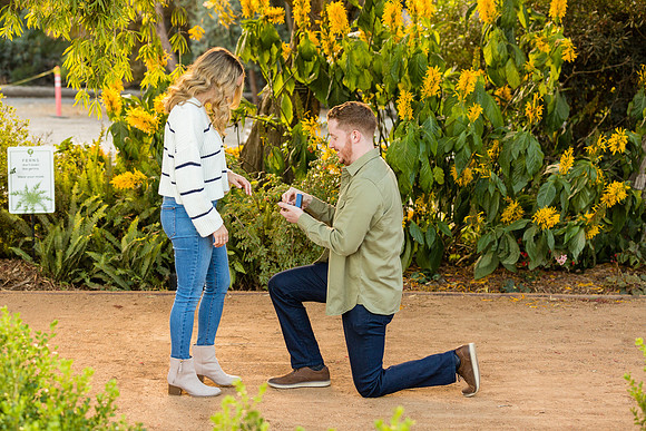 Engagement Photos South Coast Botanical Gardens-40