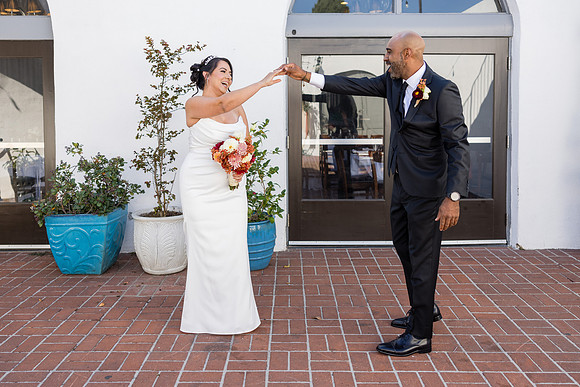 Wedding Photos Mission Square Italian Restaurant - Wedding Photos Penn Park Whittier-082