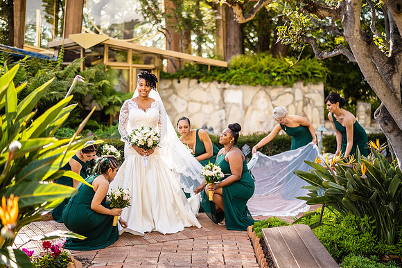 Wayfarers Chapel Wedding - Michael's Tuscany Room San Pedro-16