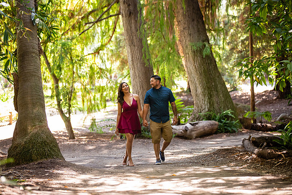 Los Angeles County Arboretum Engagement Photos-178