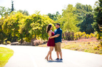 Los Angeles County Arboretum Engagement Photos-20