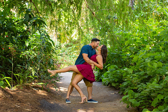 Los Angeles County Arboretum Engagement Photos-198