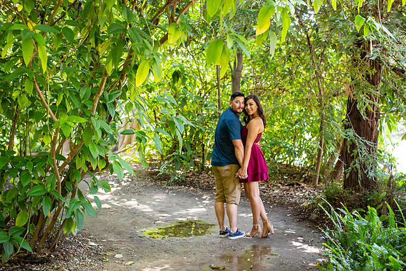 Los Angeles County Arboretum Engagement Photos-173