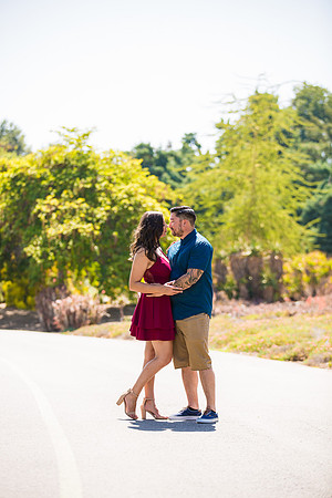 Los Angeles County Arboretum Engagement Photos-24