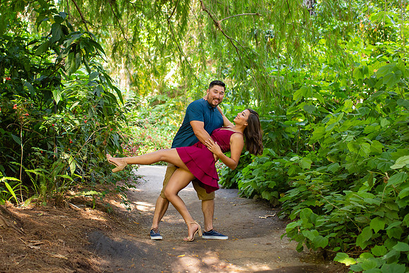 Los Angeles County Arboretum Engagement Photos-197