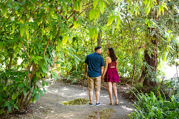 Los Angeles County Arboretum Engagement Photos-167