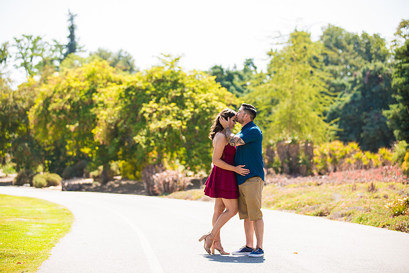Los Angeles County Arboretum Engagement Photos-30