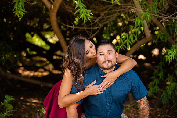 Los Angeles County Arboretum Engagement Photos-60
