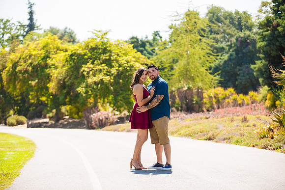 Los Angeles County Arboretum Engagement Photos-18