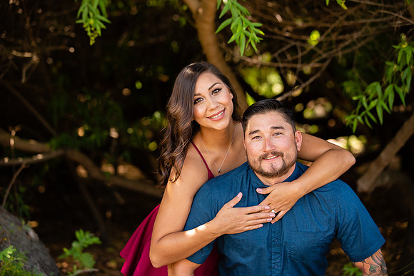 Los Angeles County Arboretum Engagement Photos-57