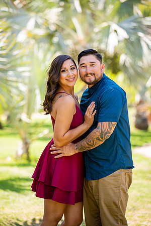 Los Angeles County Arboretum Engagement Photos-3