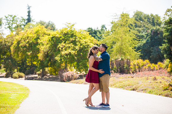 Los Angeles County Arboretum Engagement Photos-29