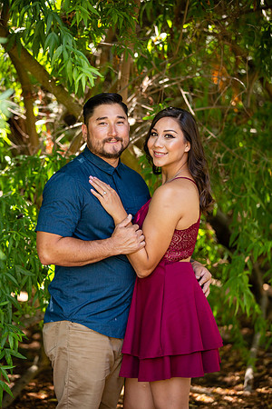 Los Angeles County Arboretum Engagement Photos-6