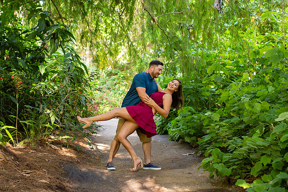 Los Angeles County Arboretum Engagement Photos-196