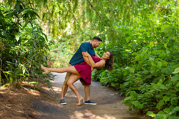 Los Angeles County Arboretum Engagement Photos-191