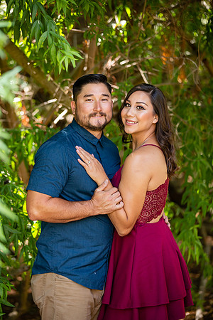 Los Angeles County Arboretum Engagement Photos-7