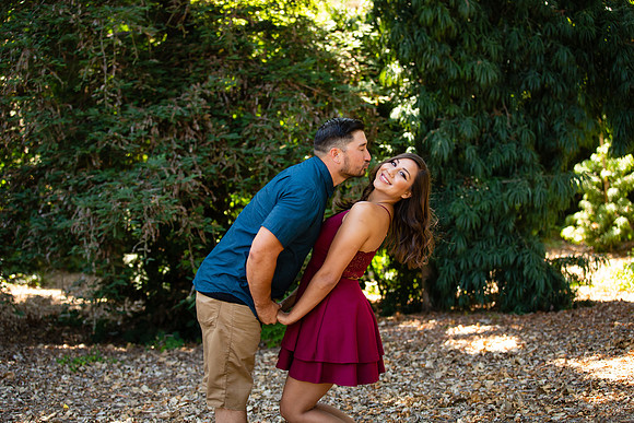 Los Angeles County Arboretum Engagement Photos-109