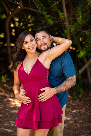 Los Angeles County Arboretum Engagement Photos-56