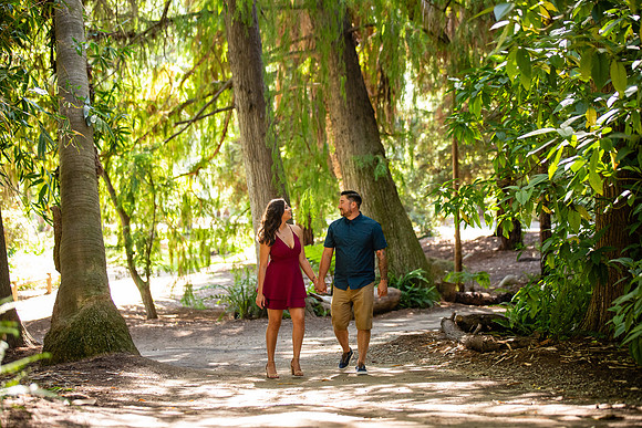 Los Angeles County Arboretum Engagement Photos-180