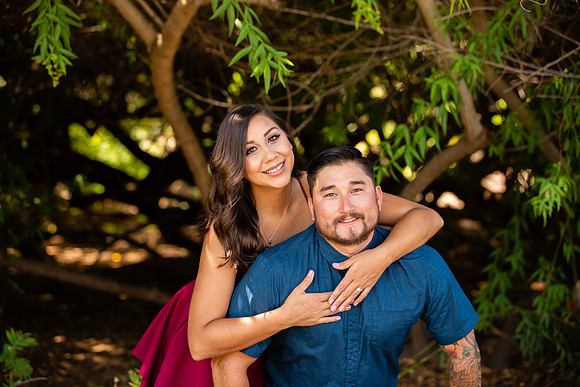 Los Angeles County Arboretum Engagement Photos-58