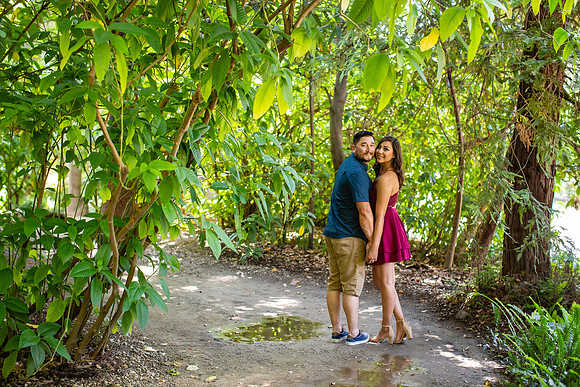 Los Angeles County Arboretum Engagement Photos-176