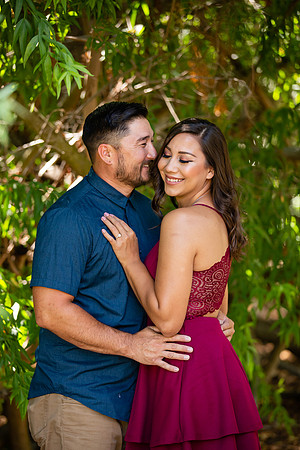 Los Angeles County Arboretum Engagement Photos-15