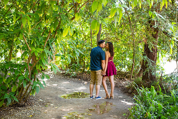 Los Angeles County Arboretum Engagement Photos-170