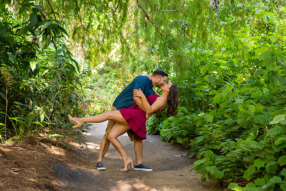 Los Angeles County Arboretum Engagement Photos-193