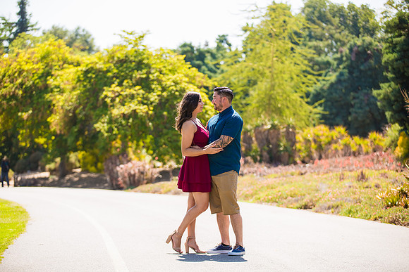 Los Angeles County Arboretum Engagement Photos-21