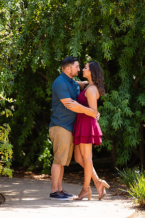 Los Angeles County Arboretum Engagement Photos-4
