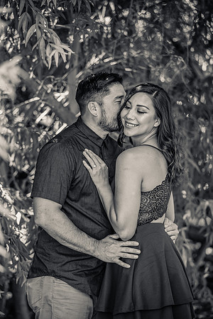Los Angeles County Arboretum Engagement Photos-13