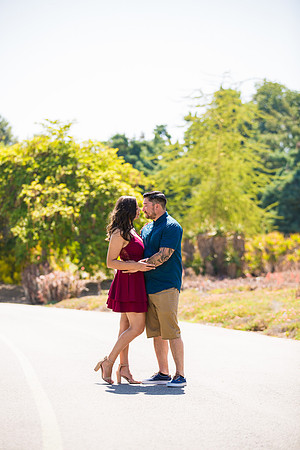 Los Angeles County Arboretum Engagement Photos-23