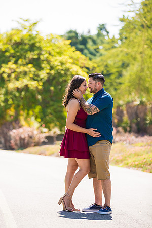 Los Angeles County Arboretum Engagement Photos-26